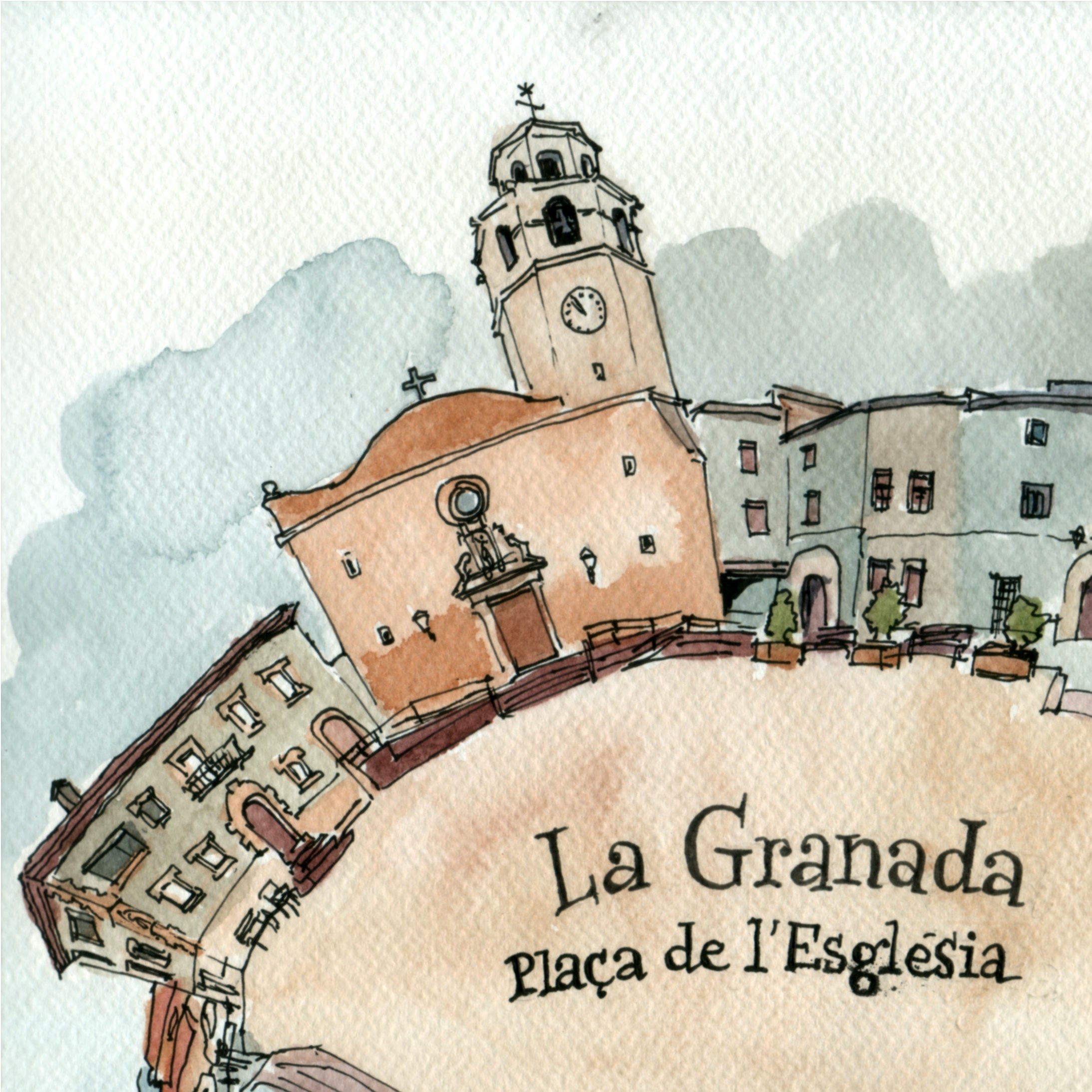 La Granada, dibuix del natural (2025)