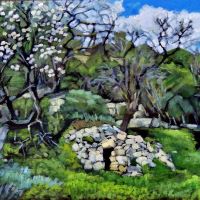 Cabana de pedra seca a Vilafranca, pintura a l'oli (2026)