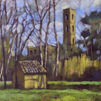 Torre de l'Aigua a la Bleda, pintura a l'oli (2026)